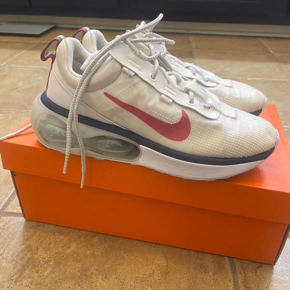 Nike Shoes - Nike Air Max White and Pink Sneakers